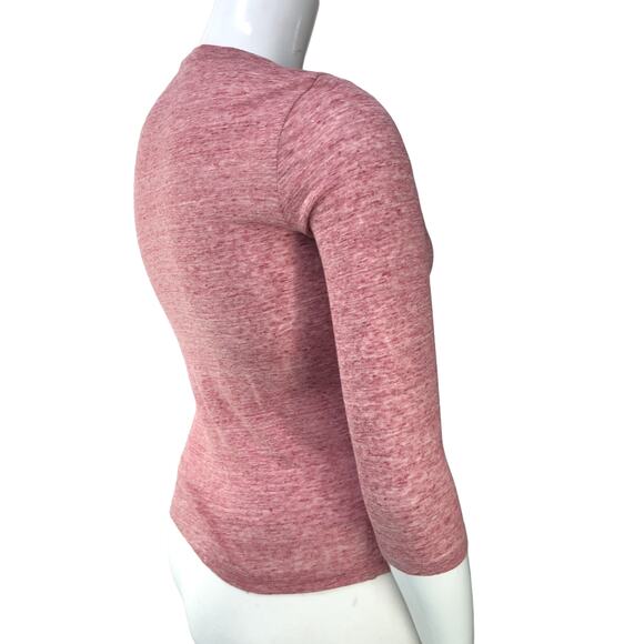 Majestic Filatures Womens Size 3 US M Deluxe Tee Shirt Cardigan Linen V Neck - Picture 8 of 15